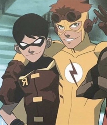 #ROBIN & #KIDFLASH :: wally’s death was so unnecessary.. :: #dcuniverse #youngjustice #fypシ゚viral
