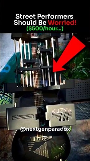 This Self-Playing Guitar Makes $500/Hour?! 🎸 #shorts #usa