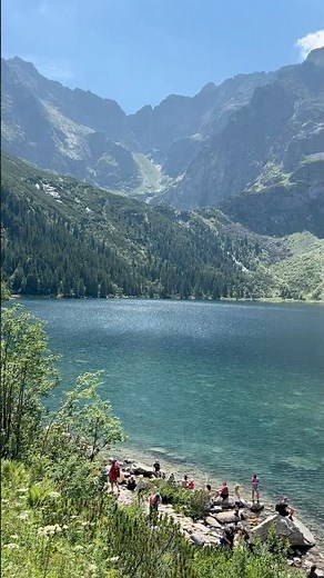 Poland’s Hidden Paradise 🌊🏔 | Morskie Oko Magic #shorts #travel #europe #explore #nature #love