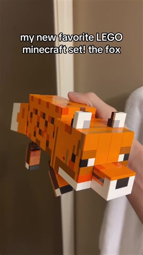 check out my new favorite LEGO minecraft set (21588) the fox! this has 497 pieces at a price of $39.99 and comes out january 1st! #gifted #rlfm #legominecraft #21588 #review
