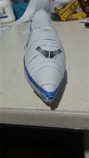 boeing b747 papercraft nasa part 2