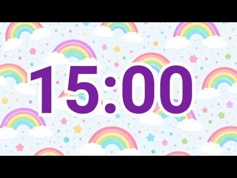 15-Minute Rainbow Sprinkle Timer | Bright Classroom Countdown