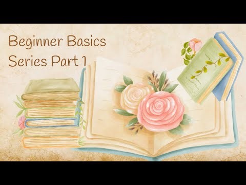 Beginner Basics Series Part 1 - Making the base for an envelope journal!