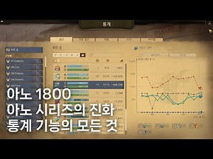 아노 1800 공략 시리즈: 아노 시리즈의 진화, 통계 기능의 모든 것