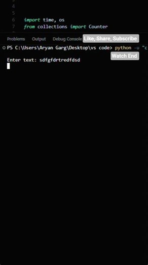 59/100—Python Code [Live Frequency Visualizer] #codequest.#coding #python #cursor #ytshorts