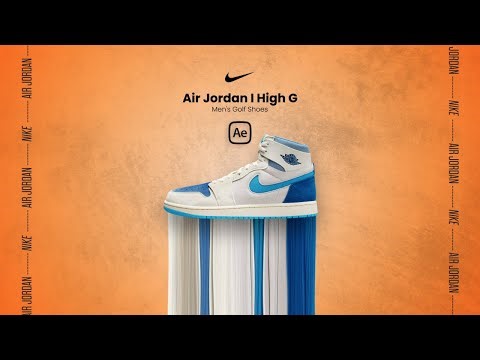 After Effects Tutorial - Nike Shoes Motions Graphics Animation in After Effects #animation #nike