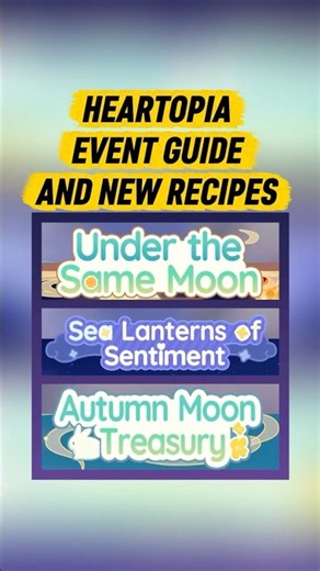 Heartopia Mid-Autumn Event Guide: Sea Lanterns & Shop Showcase! 🌕✨ #Heartopia