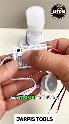 Motion Sensor Light No Wiring Needed Easy Install #smarthome #diytools