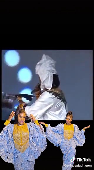 Traditional Dance Performance in Elegant Lace Dress