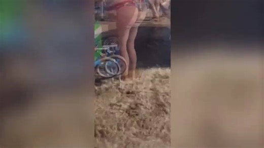 Beachgoers scramble to safety as deadly tsunami hits Argentinean coast