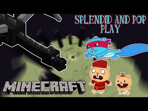 SPLENDID AND POP PLAY: Minecraft | Ender Dragon Showdown and Fighting Wither Skeletons