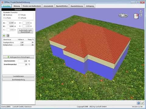 HaustechnikDialog präsentiert: ZVPLAN Anpassung einfacher Grundrisse und Dächer