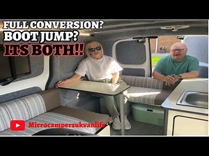 NEW 2024 UNIQUE NISSAN NV200 CAMPER BUILD QUALITY CAMPERVAN MICRO CAMPER BUILD. BOOT JUMP?