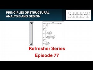 PSAD Refresher 77: Steel Column (NSCP 2001) | Allowable Stress Design