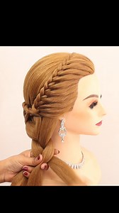 12K views · 270 reactions | Easy & Quick Side Look Ponytail | Braid Hairdo | Facebook