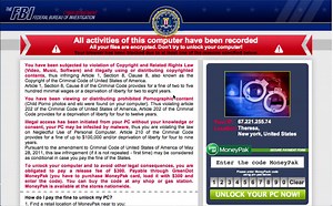 Remove FBI Cyber Department MoneyPak Virus