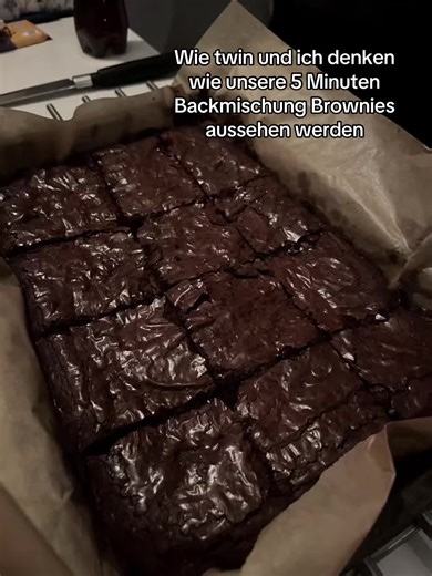 How Twin and I Imagine Our 5-Minute Brownie Mix Will Look