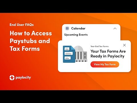 End User FAQs How to Access Paystubs and Tax Forms