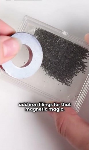 Magnetic Slime. Homemade slime that moves with a magnet — satisfying visuals.