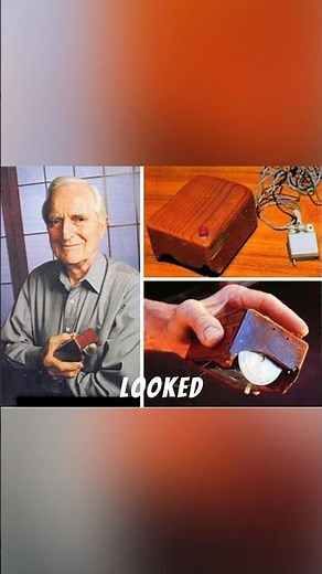 Did you know? The first computer mouse was made of wood 🖱️