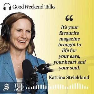 1.6K views · 12 reactions | We've launched a new podcast for Good Weekend Magazine. Enjoy your favourite magazine brought to life for your ears, your heart and your soul. Unwind and be immersed in a full read-through of our feature story, then hear a discussion with the magazine's much-loved writers. Explore episodes: https://www.theage.com.au/topic/good-weekend-talks-1nea? | The Age | Facebook