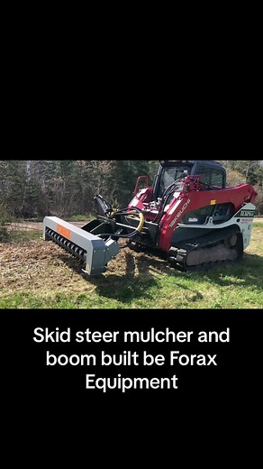 #skidsteer #mulcher #forax #foraxmulcher #takehuchi #tl12v2