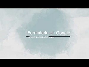 Formulario Google