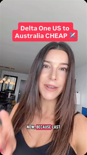 Rachel | Points & Miles ✈️ on Instagram: "🚨SO CHEAP for Delta One US to Brisbane right now! These flights normally run 200k, 300k, 400k or even MORE one way! Jump on this deal quickly cos last time I posted on the Delta One sale flights they disappeared from the website within hours. Can transfer points from Amex if you need! Not sponsored, but I got this text message alert from @thriftytraveler! #skymiles #deltaone #businessclass #travelhack #americanexpress"