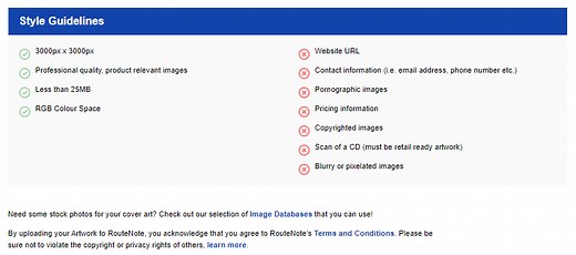 How do I upload my artwork? - RouteNote Support Hub
