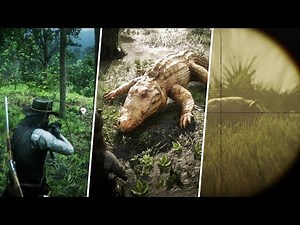 Red Dead Redemption 2 - Hunting the Legendary Gator, Coyote & Boar