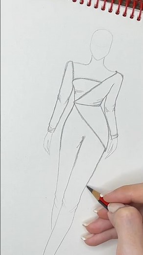 Step-by-Step Dress Drawing Tutorial for Beginners #pencildrawing #girldrawing #shortvideo #shorts