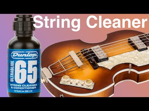 Limpiamos unas cuerdas usadas con DUNLOP Formula 65 "String Cleaner"