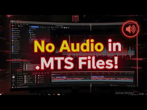 How to fix no audio in MTS files on Windows using DaVinci Resolve