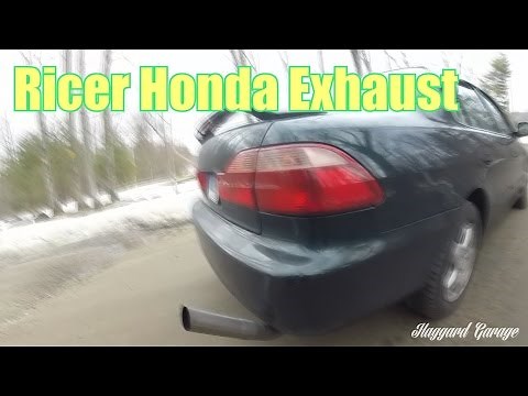 Ricer Thinks His Honda Exhaust Is Sooo Cool...