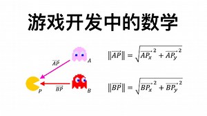 【师出有铭】游戏开发中的数学，分享学习资源和心得