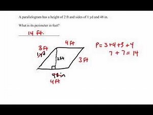 Calculating Area Using Different Units of Measure