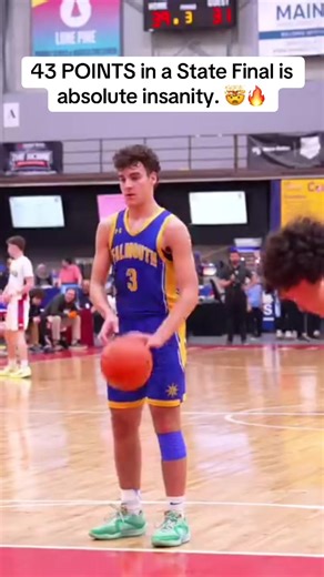 One of the greatest individual performances in Maine State Final history. ✍️📖 Davis Mann couldn't miss on the biggest stage. With the tournament just one month away, the hunt for the next legendary performance is on. 🏹🏀 Is this the best scoring outing you’ve ever seen in the tourney? 🧐 #MaineBasketball #DavisMann