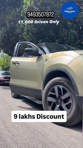 2023 Tata Harrier XZA Kaziranga Edition – Diesel Automatic 🦏 Luxury. Power. Heritage. 📊 Showroom Track | Only 11,000 km Driven | Complete Top-End Variant ✨ Top Features: ✅ 2.0L Kryotec Diesel Engine ✅ 6-Speed Automatic Transmission ✅ Dual-Tone Premium Interiors (Kaziranga Edition) ✅ 6 Airbags ESP Hill Hold Control ✅ Panoramic Sunroof 🌤️ ✅ Ventilated Seats 10.25” Touchscreen ✅ Wireless Android Auto / Apple CarPlay ✅ JBL Sound System Ambient Lighting ✅ Diamond-Cut Alloy Wheels | Reverse Camera