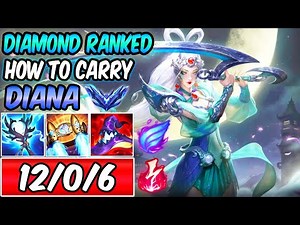 S+ CLEAN DIAMOND DIANA MID RANKED CLIMB - HOW TO CARRY | Best Build & Runes | League of Legends
