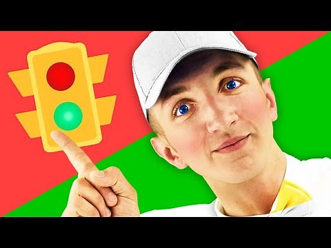 Red Light Green Light Song for Kids | Super Simple Nursery Rhymes. Sing Along With Tiki.