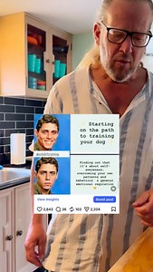 If this meme made you think “oh shit!” That’s good 😅 self awareness is the first step of creating true, lasting change. (In your dog and yourself!) Dog training is WAY more than teaching a dog a series of obedience commands. We’ve been preaching it for 20 years with no plans to stop either. Follow @solidk9training for more real life, no BS dog training advice. | Solid K9 Training