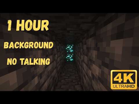 1 Hour Relaxing Minecraft Diamond Mining (No Talking, Peaceful Ambience)