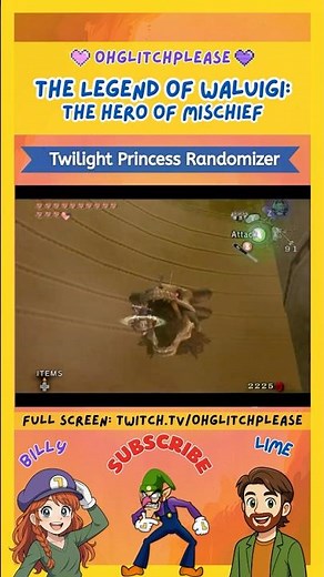 A W is a W -The Legend of Waluigi #randomizer #waluigi #twilightprincess #randomizer #zelda