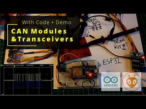 CAN Modules & Transceivers (Arduino/PlatformIO)