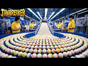 How Jawbreakers Are Made In A Factory | Jawbreakers Step by Step Process