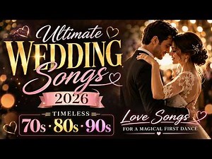 Ultimate Wedding Songs 2026 💍 Timeless 70s 80s 90s Love Songs for a Magical First Dance
