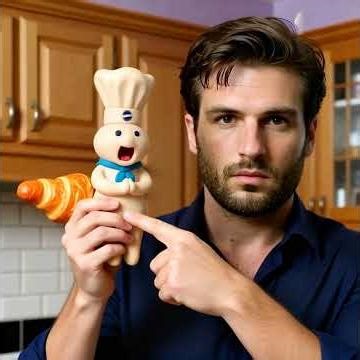 Marshall Michaels-Miller Forcing Croissant 🥐 Poop Out of the Pillsbury Dough Boy's Tush!