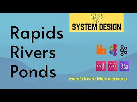 Rapids Rivers Ponds | Event Driven Microservices Pattern | Tech Primers