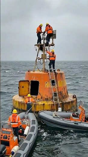 Floating Survival Shelter Build 🌊 Secret Sea Buoy Room (Before & After) | Off Grid Real Timelapse