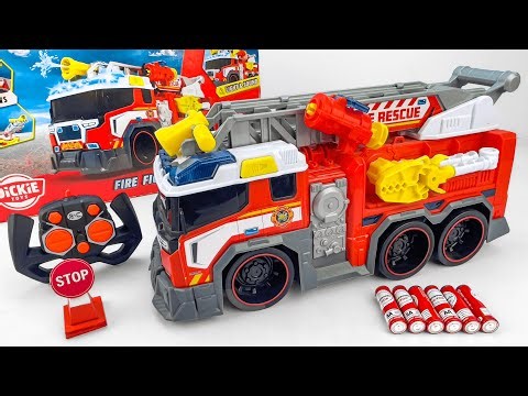 Unboxing RC Police SUV Car, Smart RC Cady Wile, Engineering Deformation Fire Truck 2.4GHz